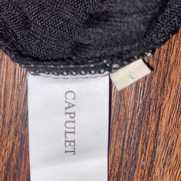 Capulet Black Ribbed Long Sleeve Sweater Dress Size Large New w/Tags! - Picture 12 of 12